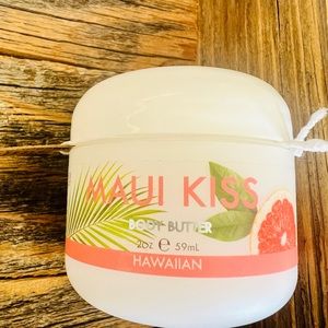 Hawaiian Maui Kiss Body Butter with Aloe, Macadamia Nut and Coconut Oil- NWT